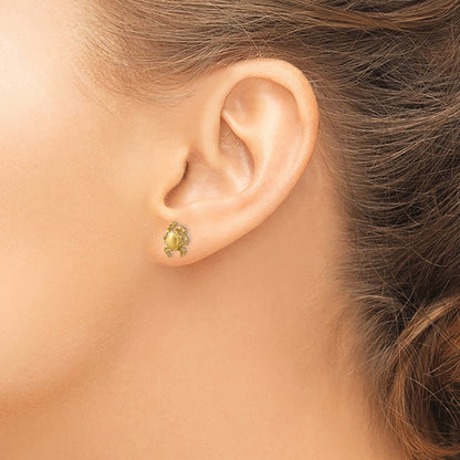 10k Crab Post Earrings