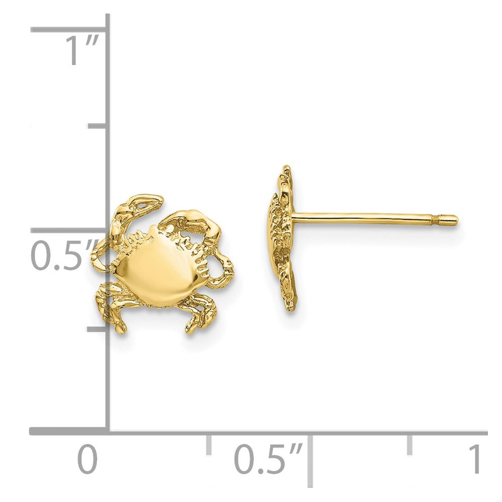 10k Crab Post Earrings