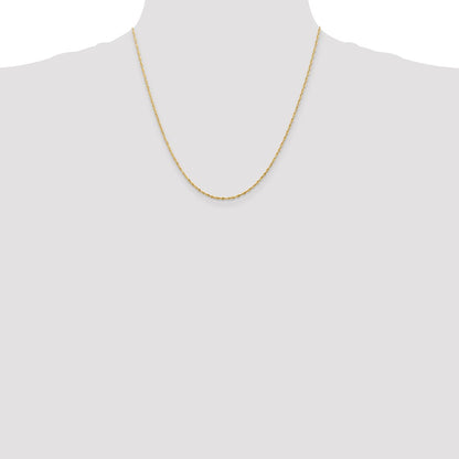 10k 1.5mm Ultra D/C Lightweight Rope Chain