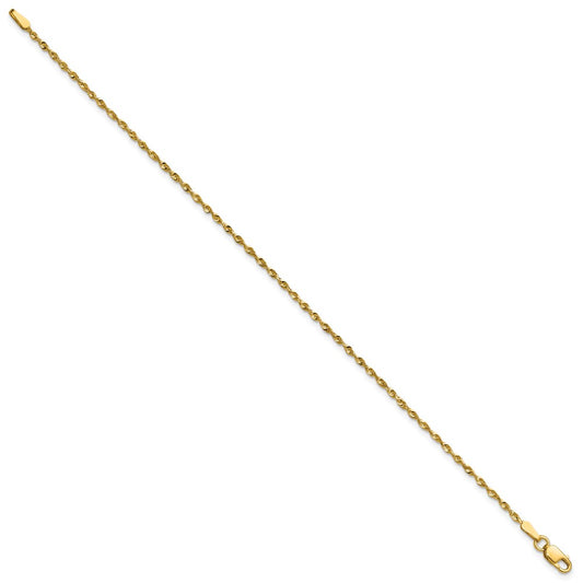 10k 1.5mm Ultra D/C Lightweight Rope Chain