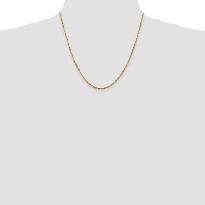 10k 1.8mm Ultra D/C Lightweight Rope Chain