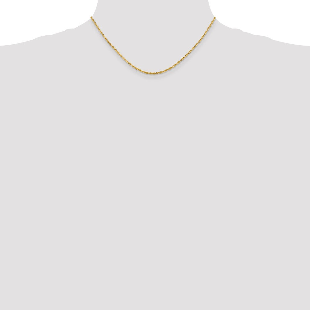 10k 2.0mm Ultra D/C Lightweight Rope Chain