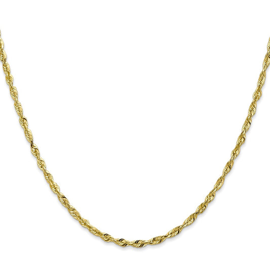 10k 2.5mm Ultra D/C Lightweight Rope Chain