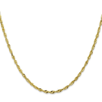 10k 2.5mm Ultra D/C Lightweight Rope Chain