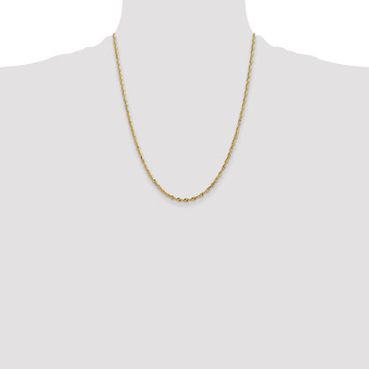 10k 2.5mm Ultra D/C Lightweight Rope Chain