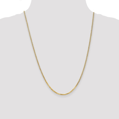 10k 2.2mm Flat Beveled Curb Chain