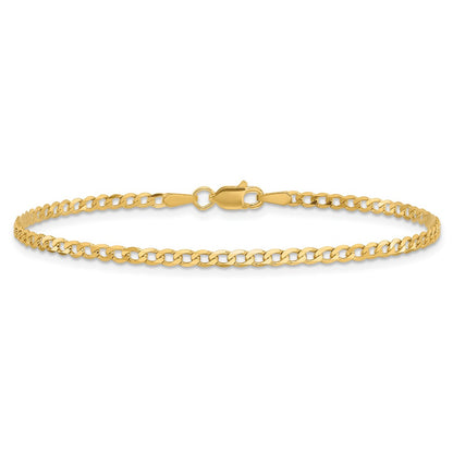 10k 2.2mm Flat Beveled Curb Chain