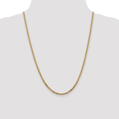 10k 2.9mm Flat Beveled Curb Chain