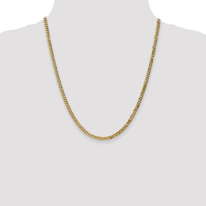 10k 3.9mm Flat Beveled Curb Chain