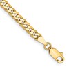 10k 3.9mm Flat Beveled Curb Chain