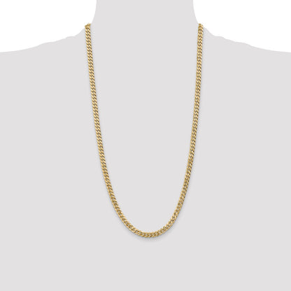10k 5.75mm Flat Beveled Curb Chain