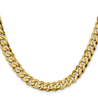 10k 8.25mm Flat Beveled Curb Chain