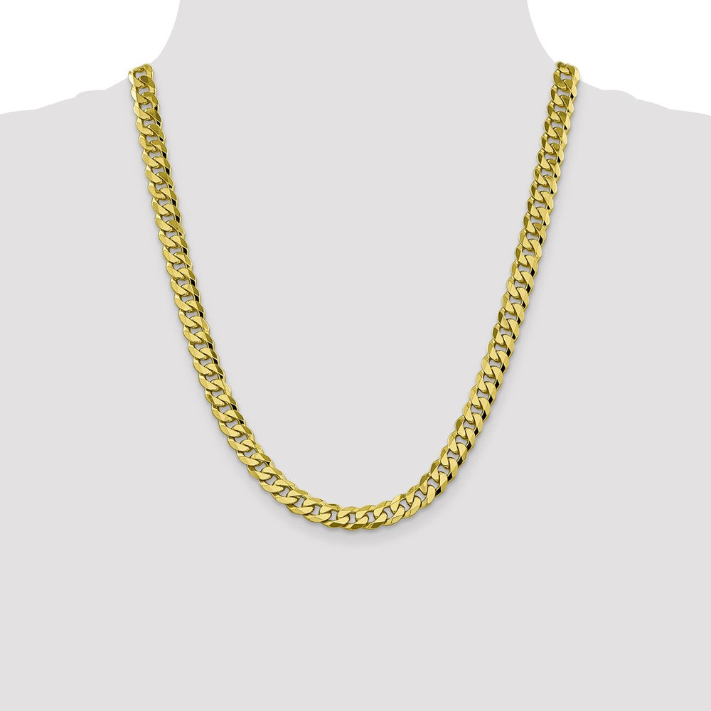 10k 8.25mm Flat Beveled Curb Chain