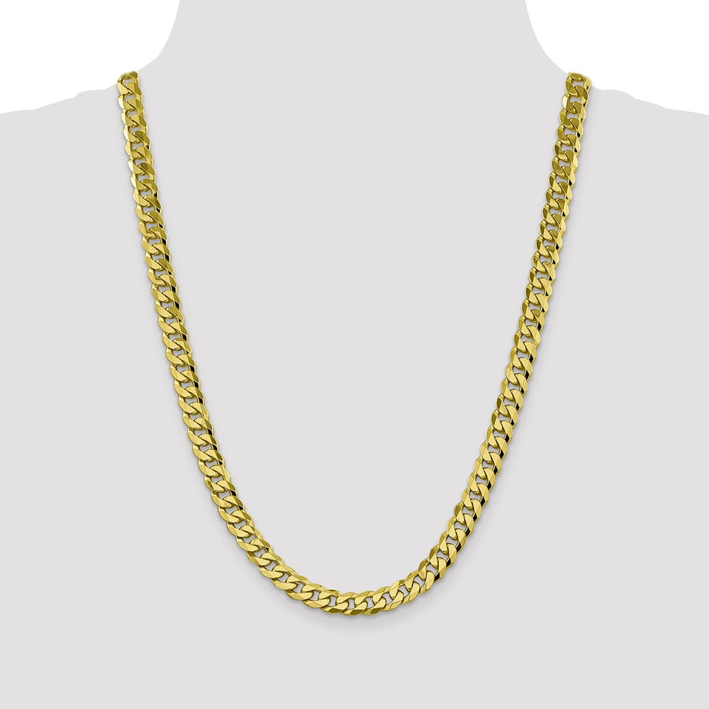 10k 8.25mm Flat Beveled Curb Chain