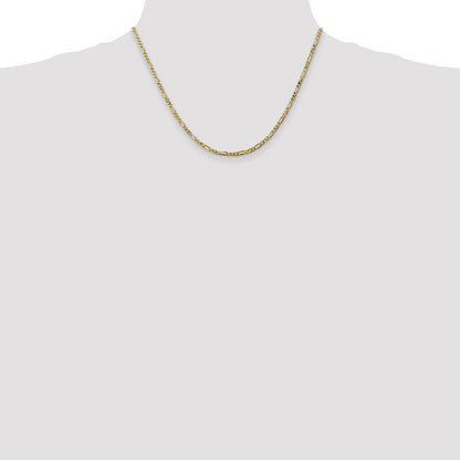 10k 2.75mm Flat Figaro Chain