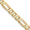 10K 4.75mm Flat Figaro Chain