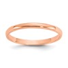 10k Rose Gold 1.5mm Half-Round Size 3 Baby / Childs Ring