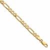 10k 5.25mm Fancy Polished Figaro Link 8 inch Bracelet