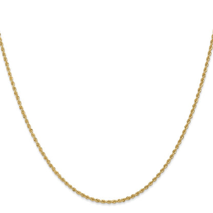 10k 1.5mm Solid Rope Chain