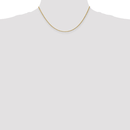 10k 1.5mm Solid Rope Chain