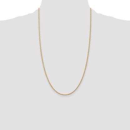 10k 1.5mm Solid Rope Chain