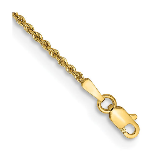 10k 1.50mm Regular Rope Chain