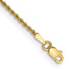 10k 1.5mm Solid Rope Chain