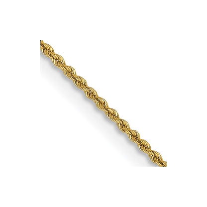 10k 1.5mm Solid Rope Chain