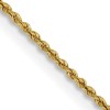 10k 1.5mm Solid Rope Chain
