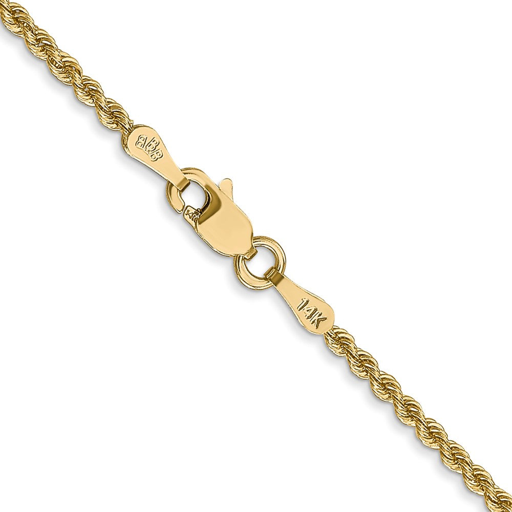 10k 2.0mm Solid Rope Chain