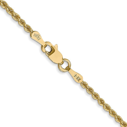 10k 2.0mm Solid Rope Chain