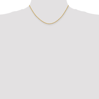 10k 2.0mm Solid Rope Chain