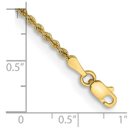10k 2.0mm Solid Rope Chain