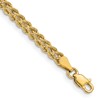 10k 3.75mm Double Strand Rope 8 inch Bracelet