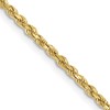 10k 1.75mm Diamond-cut Rope Chain