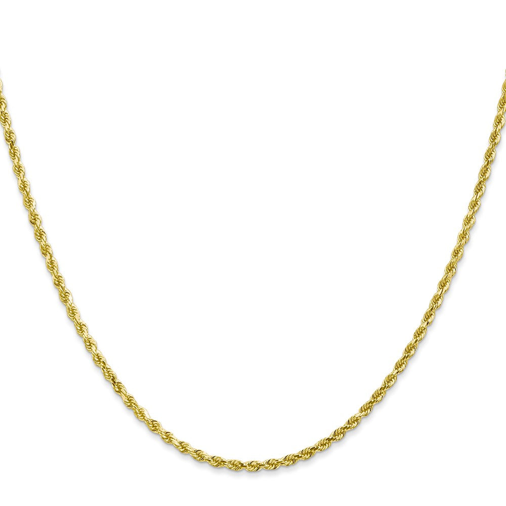 10k 2.0mm Diamond-cut Rope Chain
