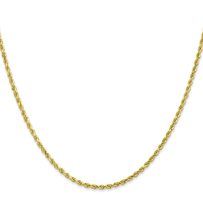 10k 2.0mm Diamond-cut Rope Chain