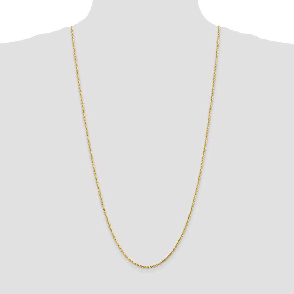 10k 2.0mm Diamond-cut Rope Chain
