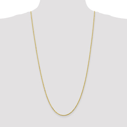 10k 2.0mm Diamond-cut Rope Chain