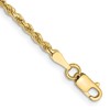 10k 2.0mm Diamond-cut Rope Chain