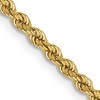 10k 2.25mm Solid Rope Chain