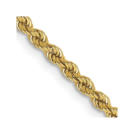 10k 2.25mm Regular Rope Chain