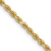 10k 2.0mm Diamond-cut Rope Chain