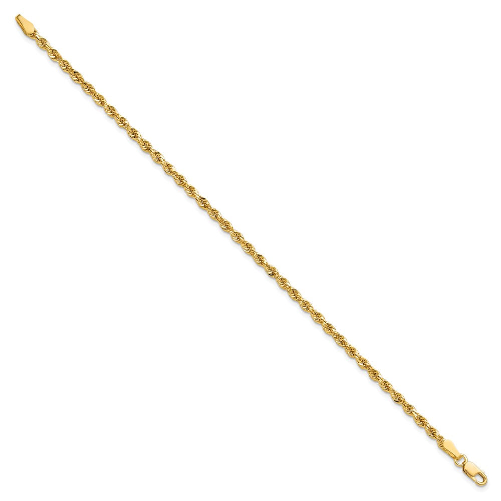 10k 2.75mm Diamond-cut Rope Chain