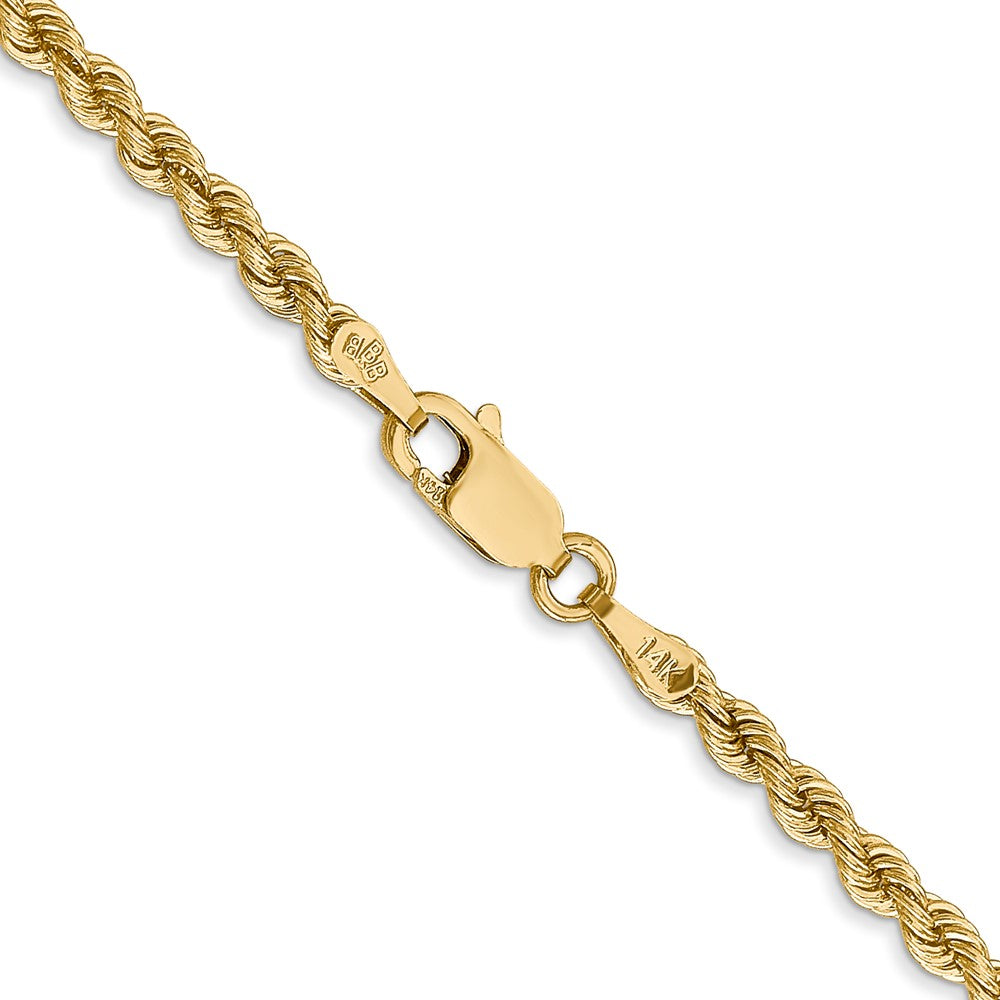 10k 2.75mm Solid Rope Chain