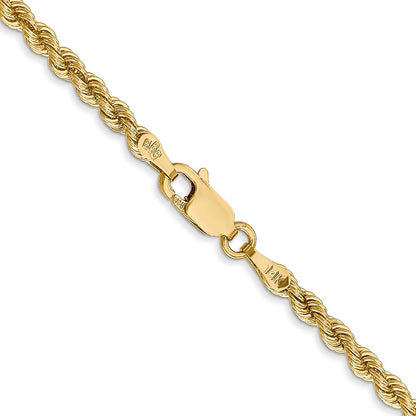10k 2.75mm Solid Rope Chain