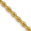 10k 2.75mm Solid Rope Chain