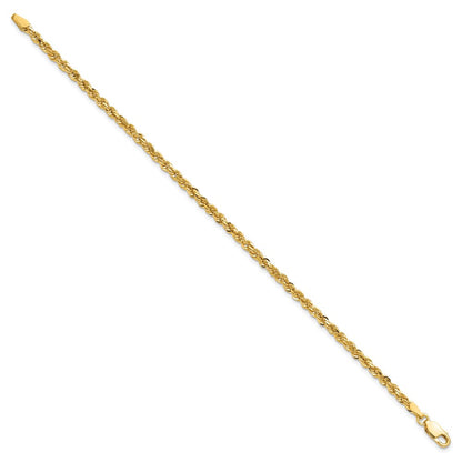10k 3.0mm Diamond-cut Rope Chain