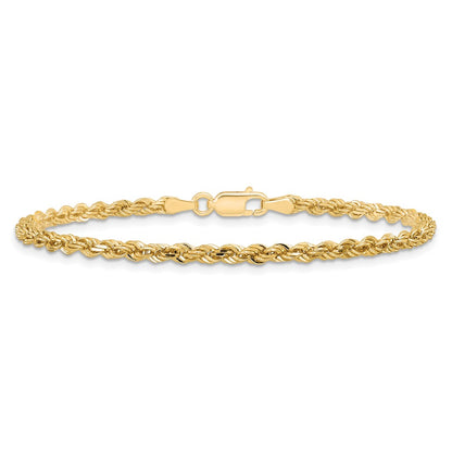 10k 3.0mm Diamond-cut Rope Chain