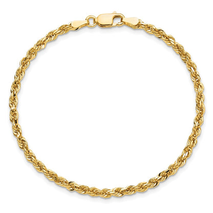 10k 3.0mm Diamond-cut Rope Chain